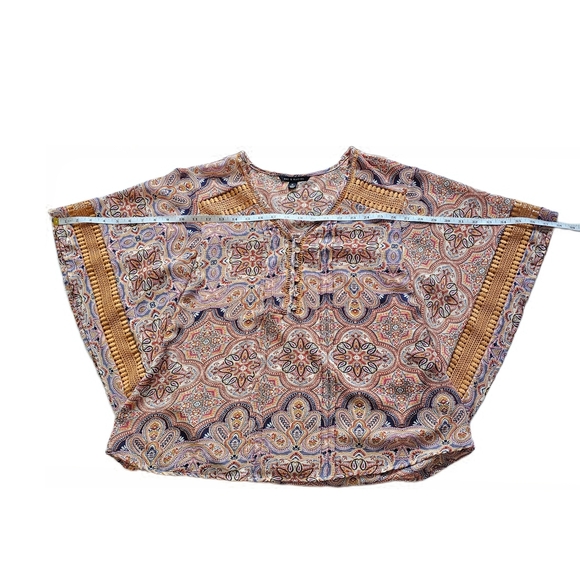 Zac & Rachel Boho Paisley Flowy Blouse - Picture 11 of 15